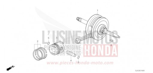 VILEBREQUIN/PISTON CRF50FN de 2022